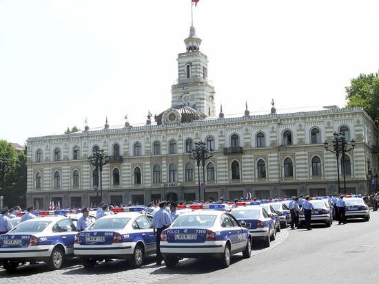First anniversary of the Patrol Police in Georgia