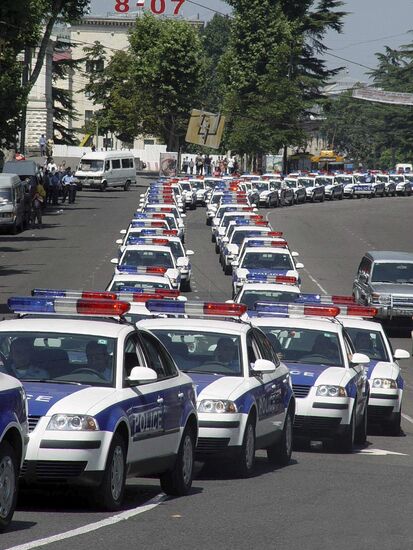 First anniversary of the Patrol Police in Georgia