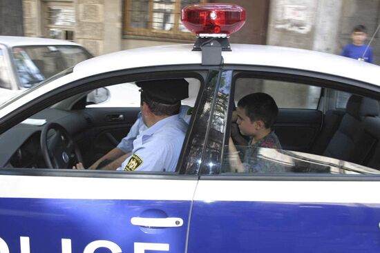 First anniversary of the Patrol Police in Georgia