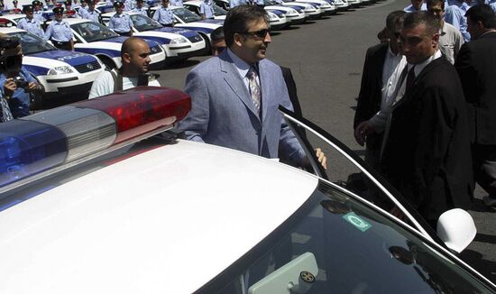 First anniversary of the Patrol Police in Georgia