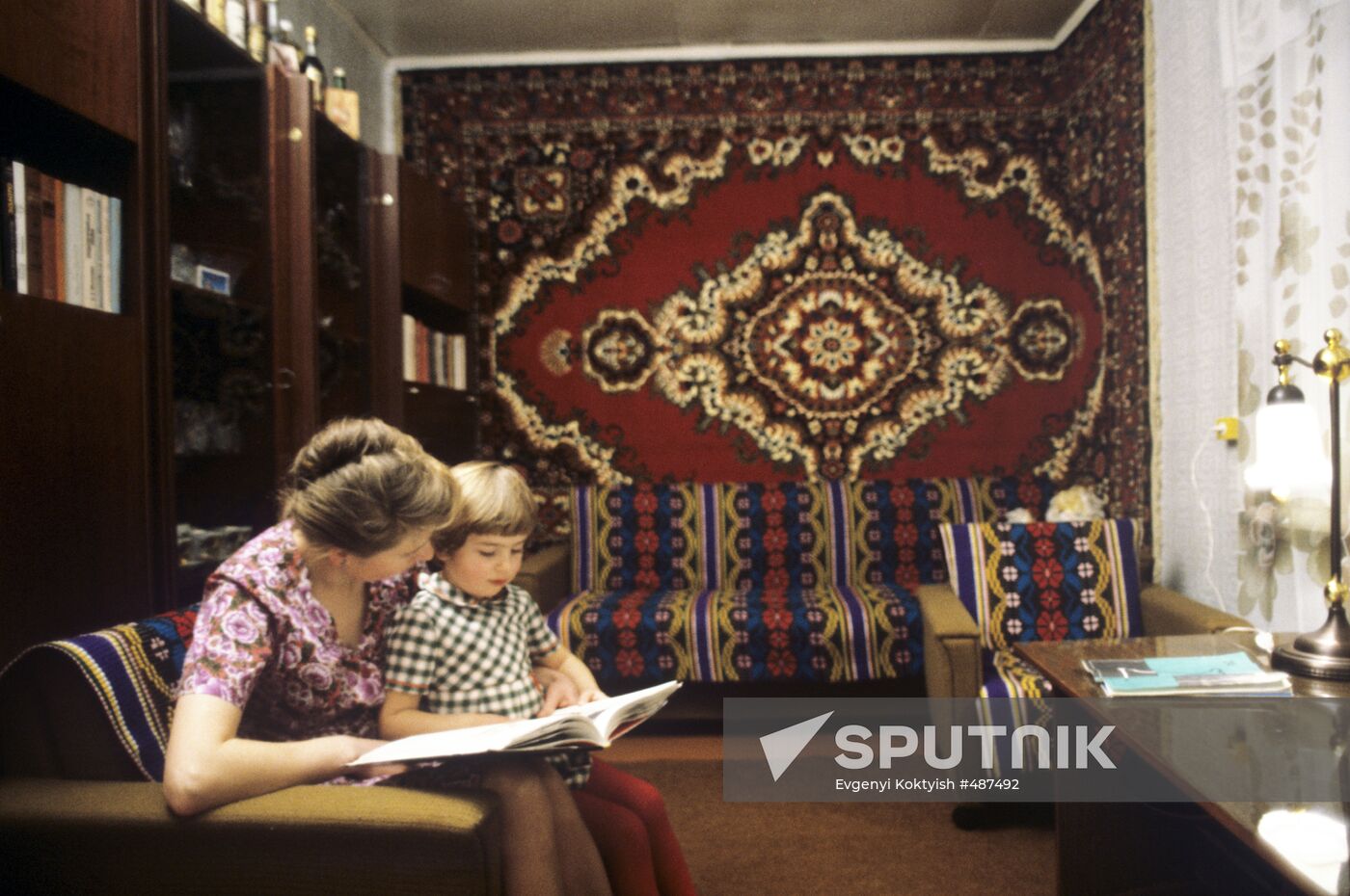 Olga Kisel and her daughter