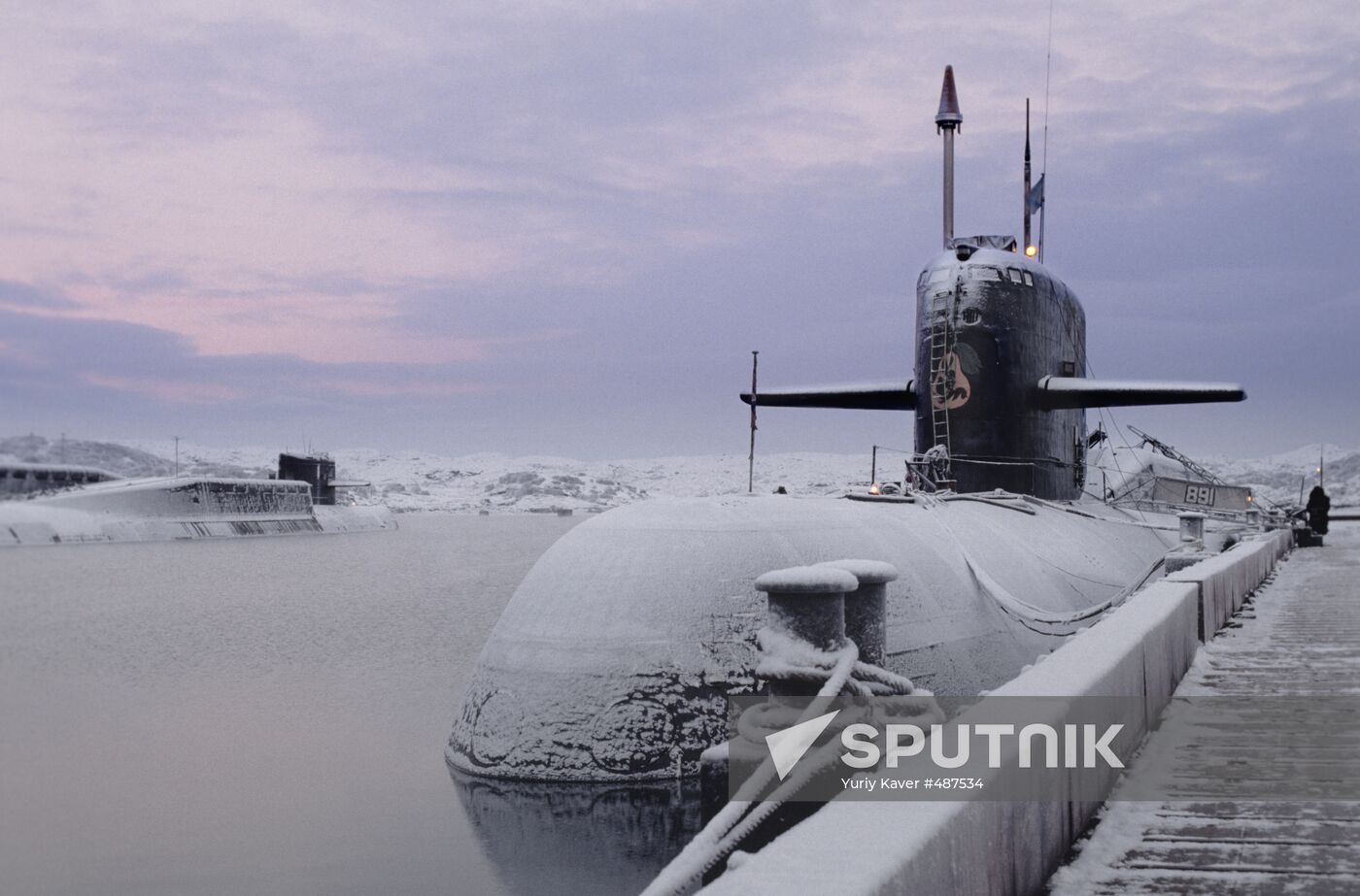 Nuclear-powered submarine