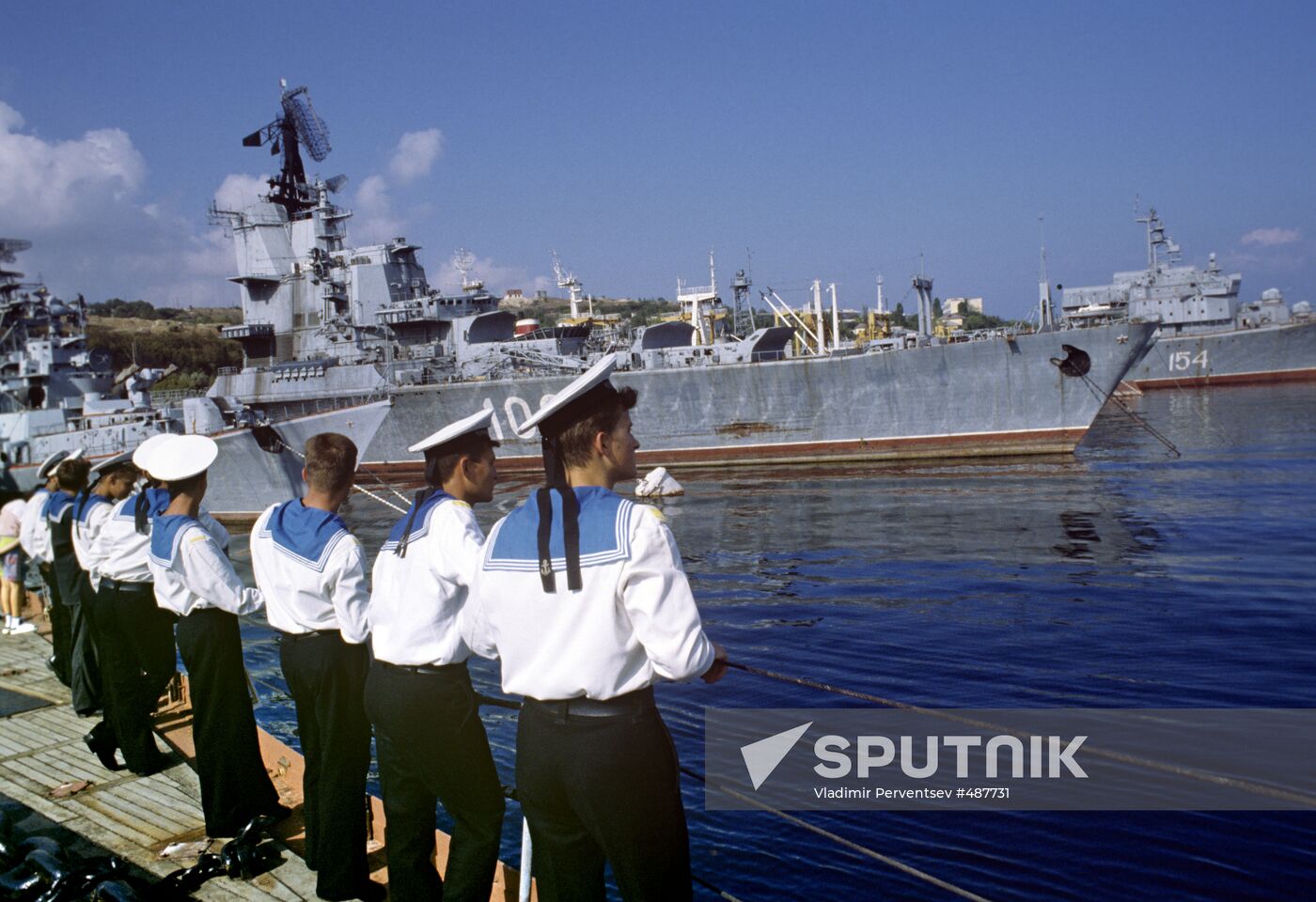 In a bay of Sevastopol