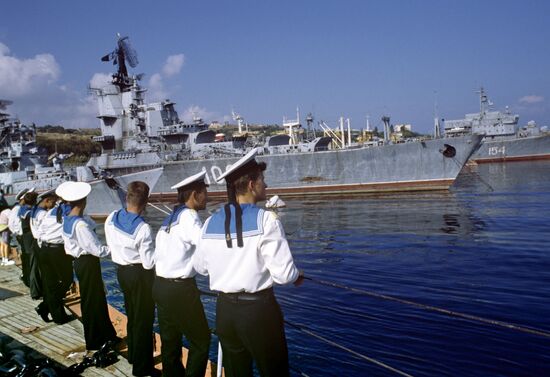 In a bay of Sevastopol