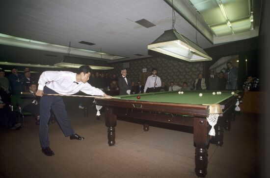 Billiards player Dmitry Khan