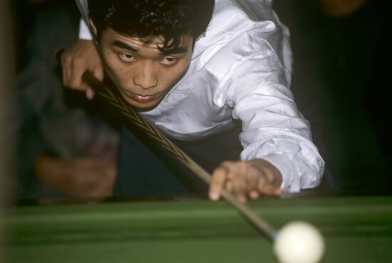 Billiards player Dmitry Khan