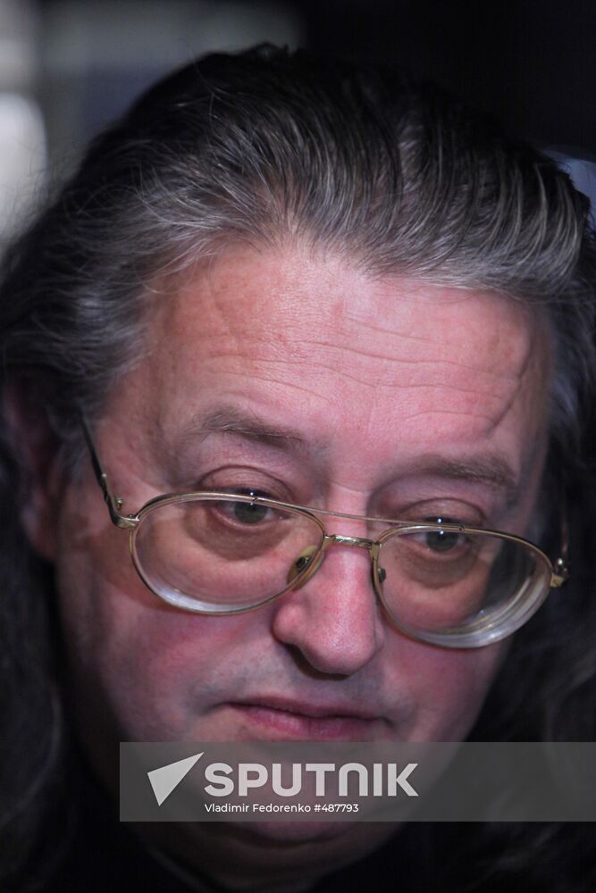 Singer and composer Alexander Gradsky