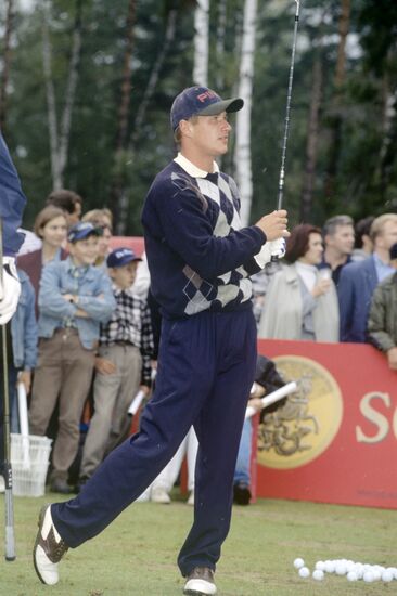 Golf player Alexander Strunkin