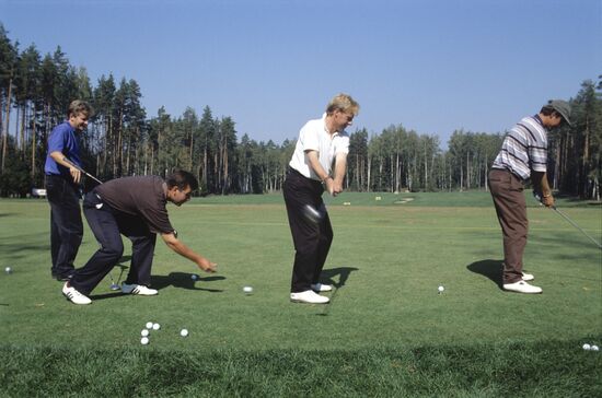 International golf tournament