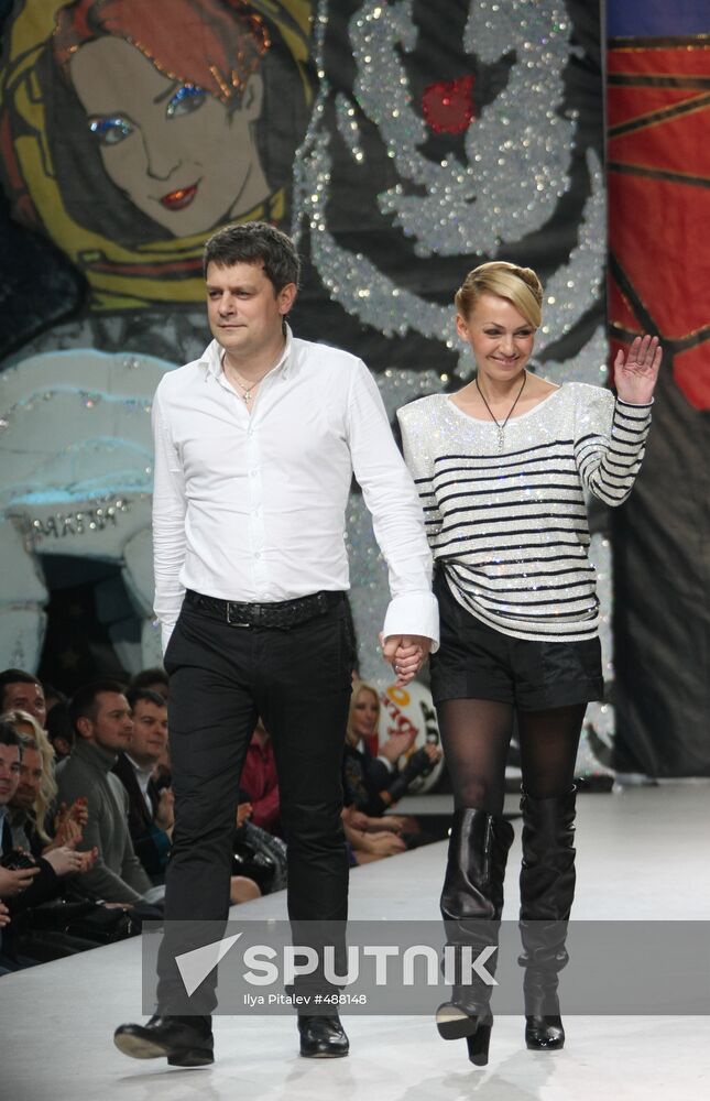 Fashion designer Ilya Shiyan and music manager Yana Rudkovskaya