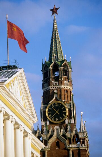 The Savior Tower and the Presidium of the USSR Supreme Soviet