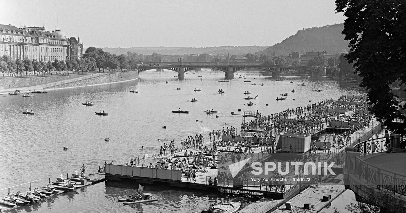 City beach in Prague