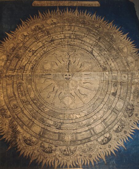 Drawing symbolizing general picture of the world