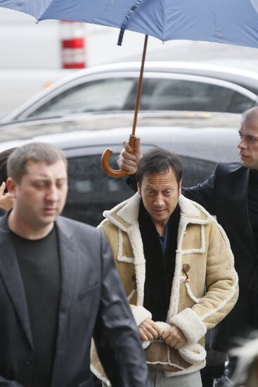 Movie actor Rob Schneider in Moscow