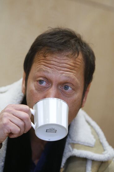 Movie actor Rob Schneider in Moscow