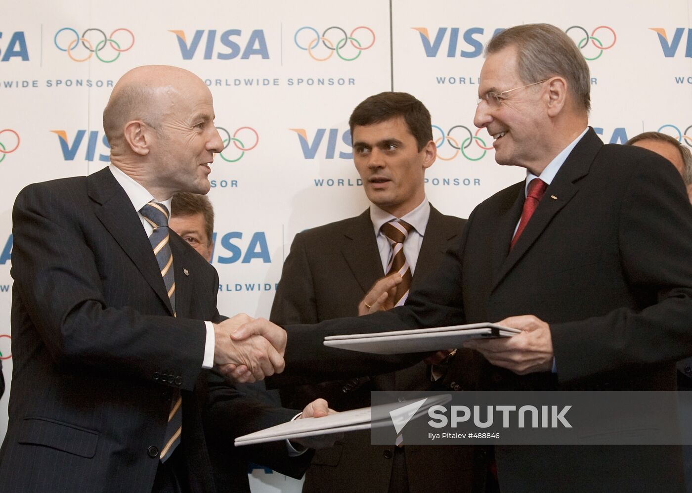 Rupert Keeley and Jacques Rogge