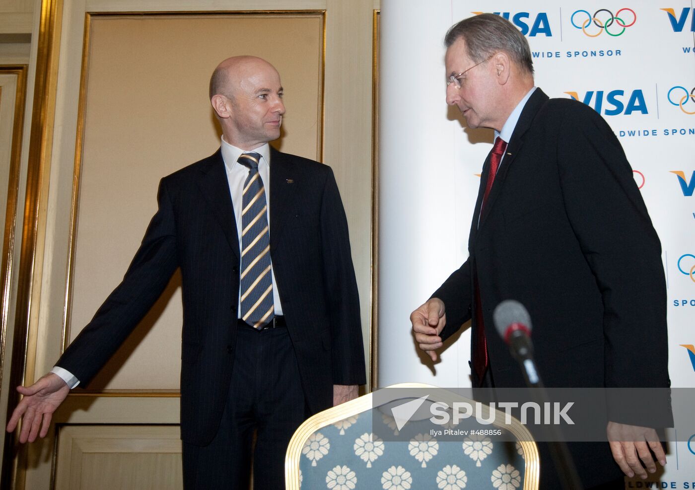 Rupert Keeley and Jacques Rogge