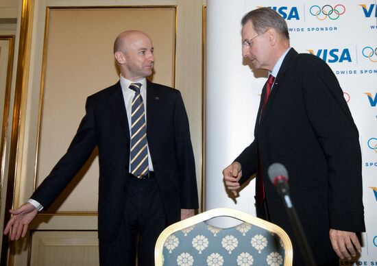 Rupert Keeley and Jacques Rogge