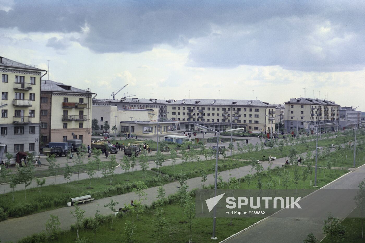 Komsomolsky Avenue in Neftekamsk