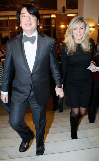 Valentin Yudashkin and his wife Marina