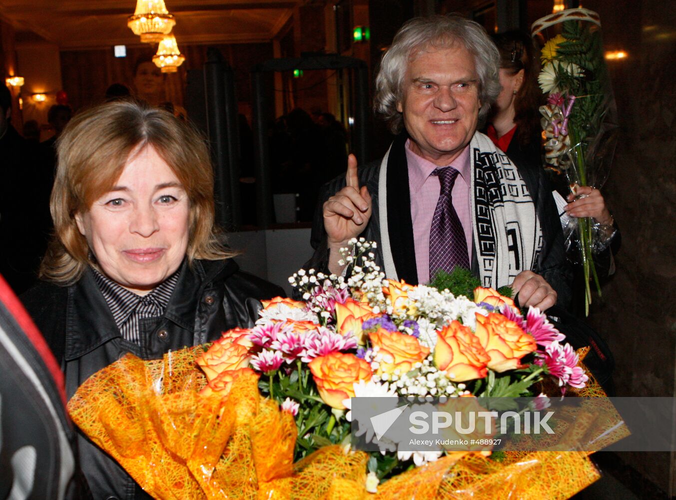 Yury Kuklachyov and his wife Yelena