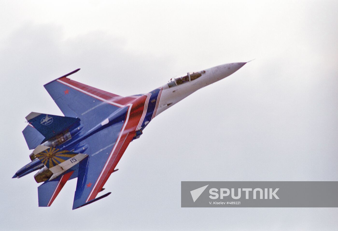 Su-27 in flight