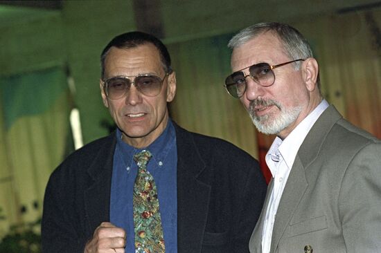 Andron Konchalovsky and Viktor Merezhko