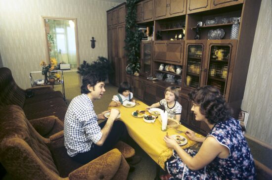 Engineer V. Vasilenok's family