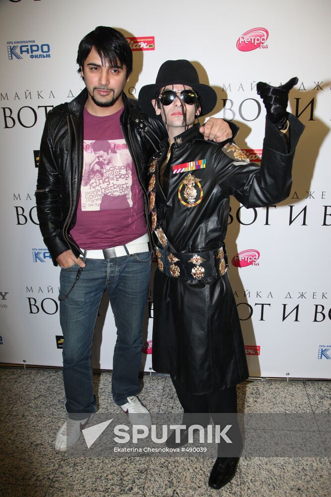 Alexander Berdnikov attends This Is It premiere