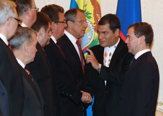 Meeting with Russia and Ecuador delegations