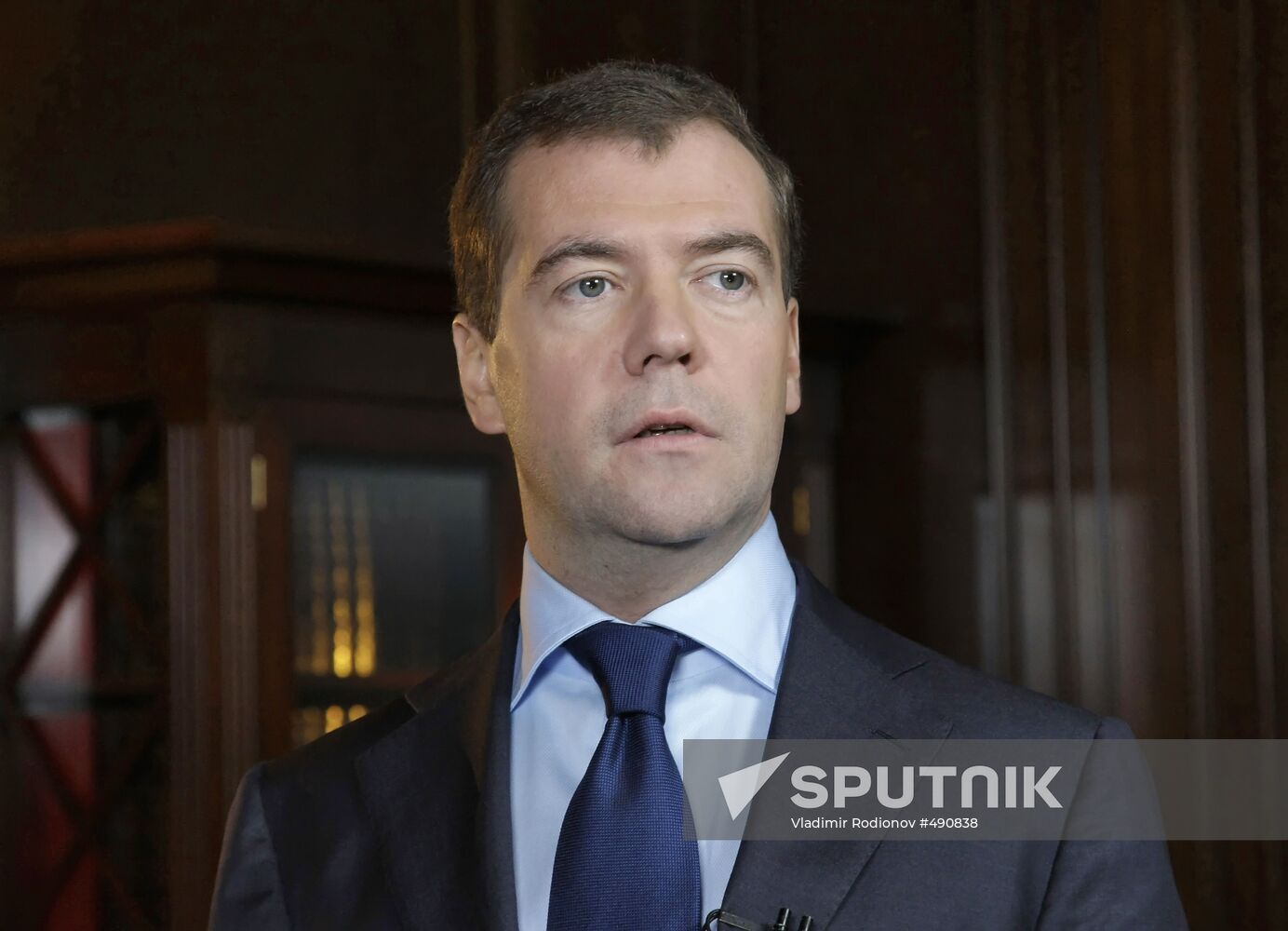 Dmitry Medvedev posting new video-blog entry