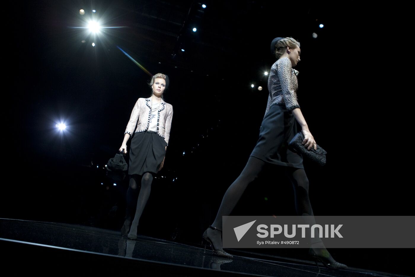 Designer Giorgio Armani's Armani Prive collection show