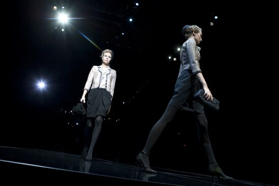 Designer Giorgio Armani's Armani Prive collection show
