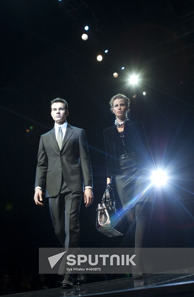 Designer Giorgio Armani's Armani Prive collection show