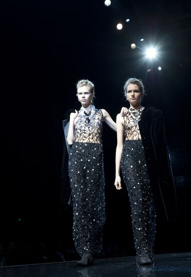 Designer Giorgio Armani's Armani Prive collection show