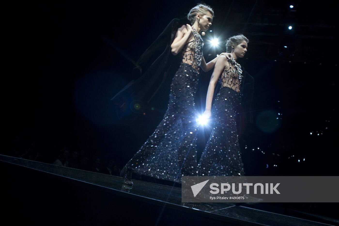 Designer Giorgio Armani's Armani Prive collection show