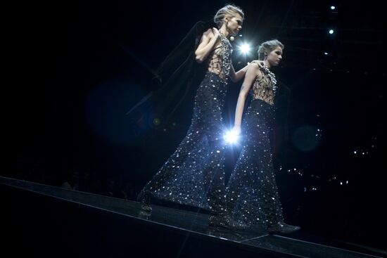 Designer Giorgio Armani's Armani Prive collection show