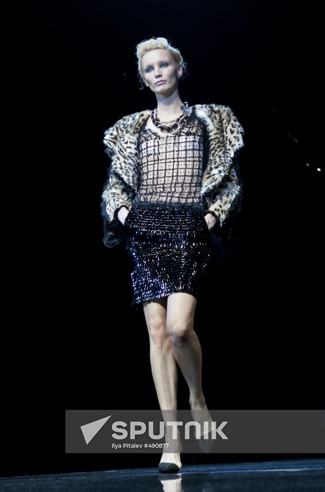 Designer Giorgio Armani's Armani Prive collection show