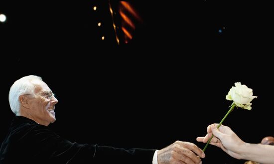 Italian fashion designer Giorgio Armani