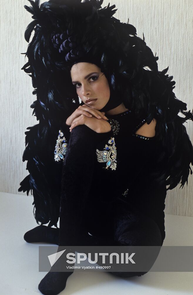 Models by fashion designer Katya Filippova