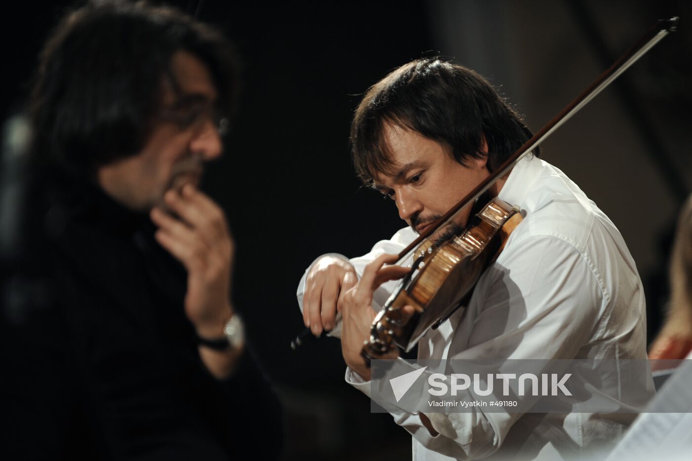 Conductor Yuri Bashmet, violinist Sergey Krylov