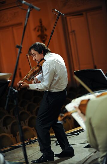 Violinist Sergey Krylov of Italy