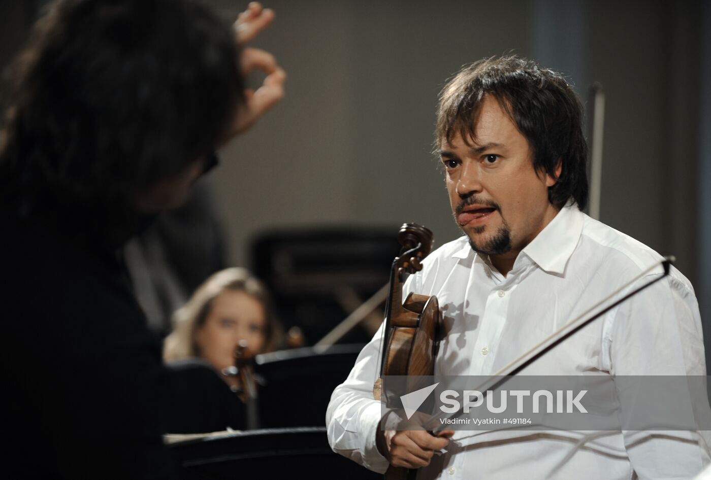 Violinist Sergey Krylov of Italy