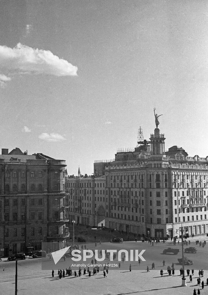 Strastnaya Square in Moscow