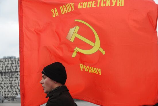 Parade rehearsal on Khodynka Field, Moscow