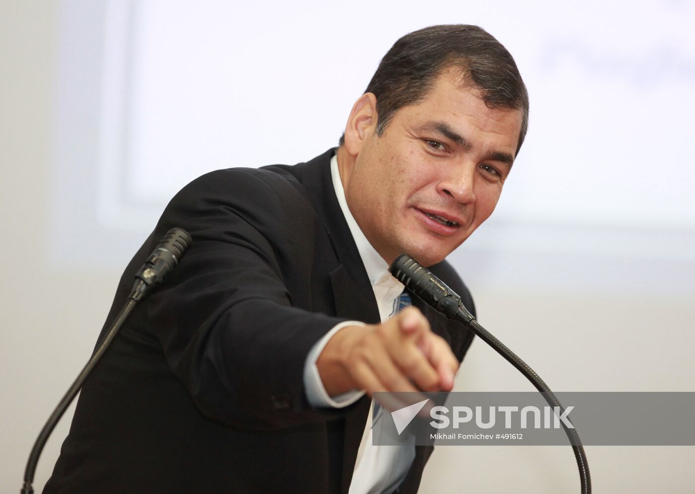 President Rafael Correa at Peoples Friendship University