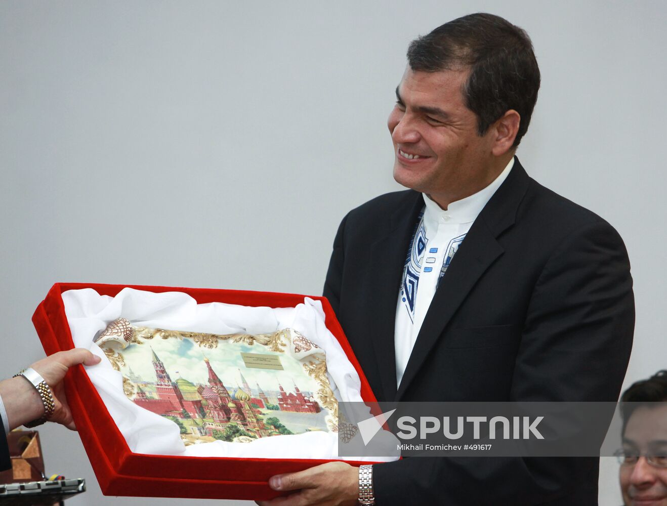 President Rafael Correa at Peoples Friendship University