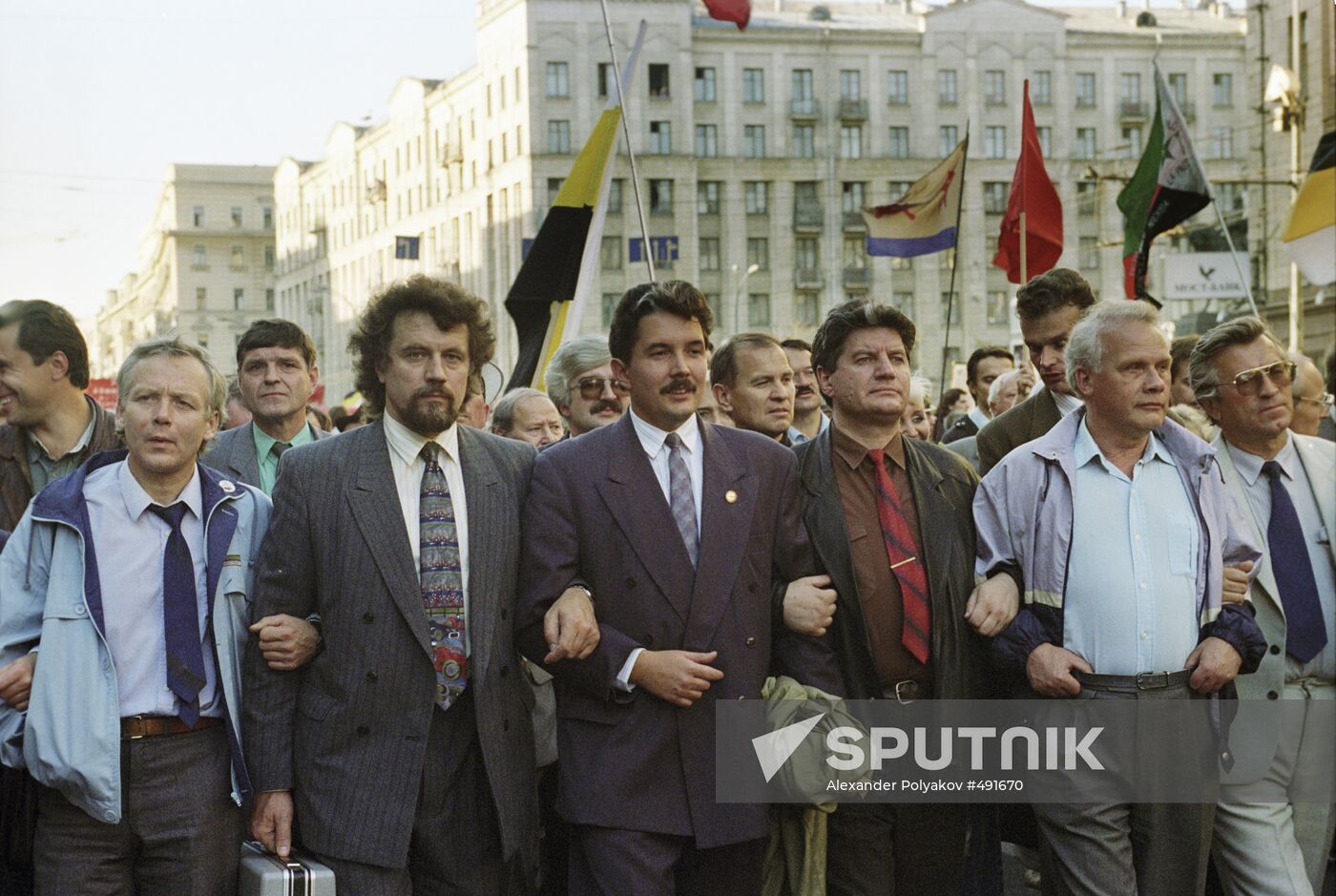Viktor Aksyuchits, Sergei Baburin, and Viktor Alksnis