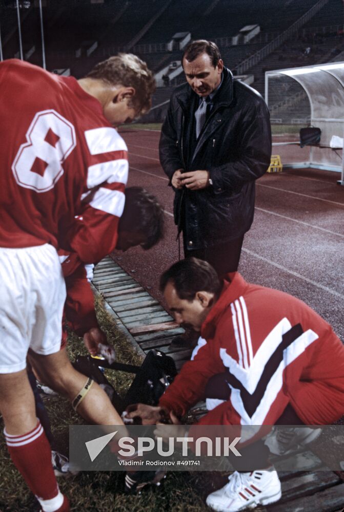 Bandage put on FC Spartak footballer