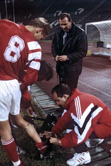 Bandage put on FC Spartak footballer